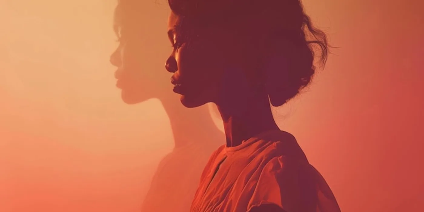 Double Exposure in Minimal Portraits